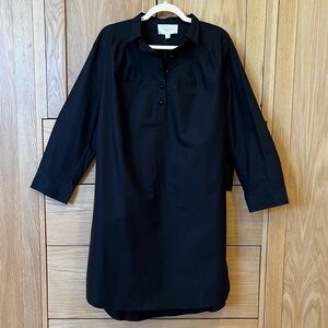 Pomander Place Tuckernuck Polly Shirtdress Black Size XL NWT Classic Spring
